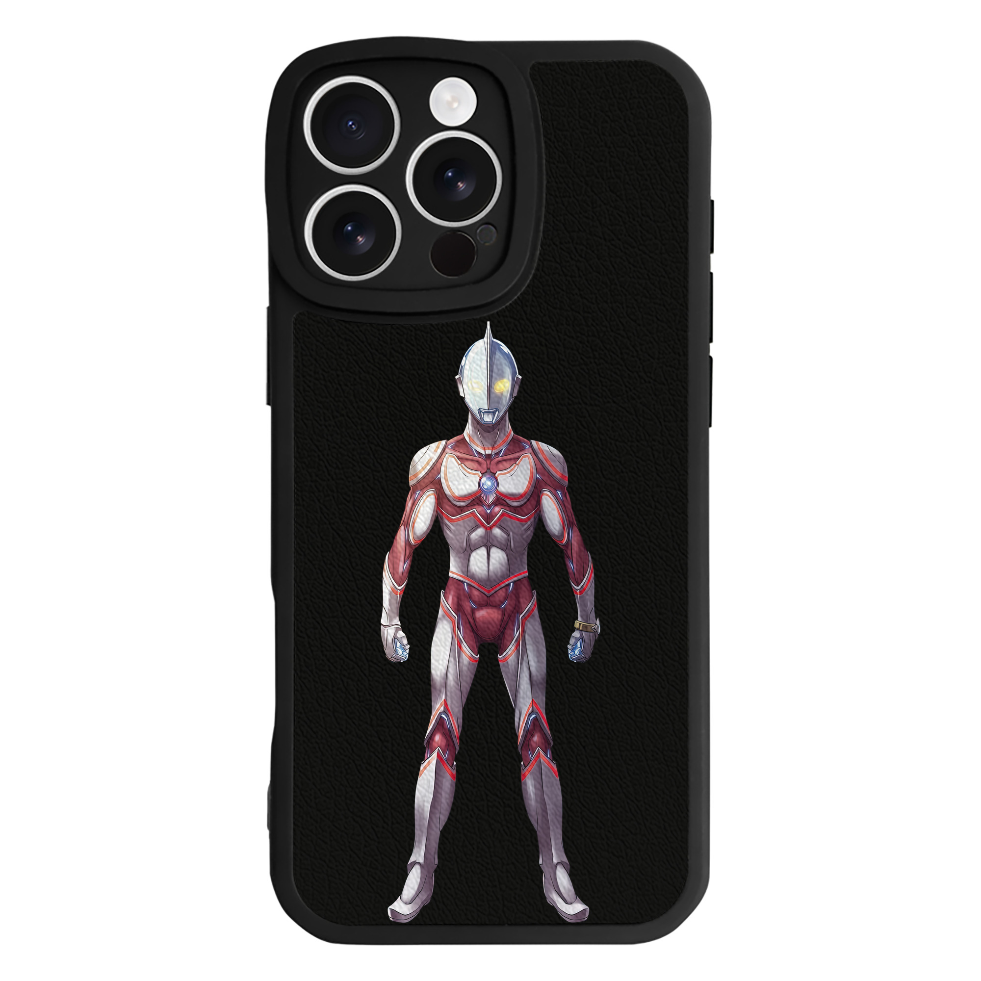 （画像用） ウルトラマン Ultraman 【iPhone 16シリーズ対応】シリコンスマホケース（レザー調） 材質：シリコン